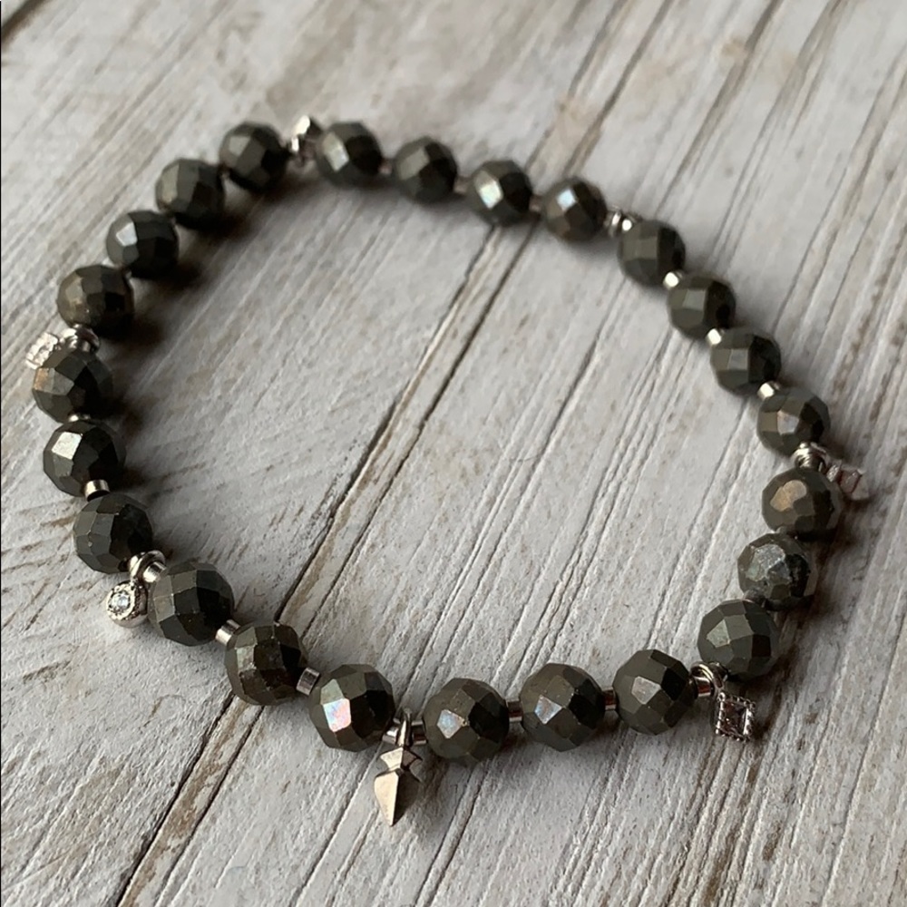 Kendra Scott Supak Pyrite Stacking Bracelets NEW - Picture 10 of 14